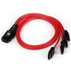 Startech.Com Sff-8087 50 Cm a Sata 4X, Cavo Invertitore Interno Mini Sas a Sata