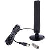 DollaTek Antenna TV HD per interni Antenna HD digitale amplificata ad alto guadagno, facile da installare, adatta per DVB-T2 Home TV/Car TV