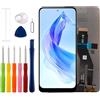 Duotipa [Nuovo] Display LCD Touch Screen Digitizer Assembly ricambio per Honor 90 Lite 5G/Honor X8A LCD Diaplay CRT-NX1, CRT-LX1, CRT-LX2, CRT-LX3 con kit di strumenti di riparazione tecnica.