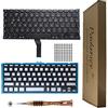 Pardarsey Padarsey - Tastiera retroilluminata, compatibile con MacBook Air 13, A1369, A1466, MC965LL MC966LL EMC 2559, MD231LL/A, MD760LL/A, serie 2011, 2012, 2013, 2014, 2015, con 80 viti PCE + cacciavite