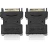 Create idea 2Pcs 4 Pin Femmina IDE Molex a Sata 15 Pin Maschio Adattatore Convertitore Molex a Sata Adattatore di Alimentazione Accessori per Potenza HHD/SSD/DVD RW/Hard Drive