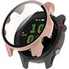 KUTEWEU Silicone Cover per Garmin Forerunner 255 Custodia, PC Protettivo Pellicola Case Skins Copertura Resistente Watch Shell per Garmin Forerunner 255 Smartwatch (Pink)