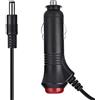 Cocar DC 5.5x2.1mm Caricabatteria Accendisigari con Interruttore, Cocar 12/24V Accendisigari Adattatore Caricatore Cavo per Auto Camion Bus Boat