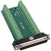 euroharry Connettore terminale di breakout a 37 pin maschio D-SUB a 2 file DB37