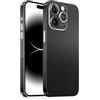 TF Skins Adatto per iPhone 13 Pro Max Skin Pellicola protettiva per il retro e i lati in aspetto elegante, con protezione per fotocamera dai graffi (nero opaco)