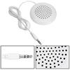 KIMISS Altoparlanti a Cuscino per Dormire Mini Altoparlante Bluetooth Abs Bianco Nuovo Altoparlante a Cuscino Fai-da-te Mini Altoparlante Stereo da 3,5 Mm per Telefono Mp3 Cd Portatile