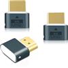 Wowfast 3 pezzi HDMI Dummy Plug, HDMI Dongle Virtual Monitor Display Emulator 4k@60Hz per Windows Mac OSX Linux (con luce di visualizzazione)