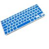 System-S - Protezione tastiera in silicone AZERTY francese per MacBook Pro 13 15 17 iMac MacBook Air 13 in blu