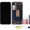 swark [con telaio] Nuovo display TFT di ricambio per display LCD Galaxy S23 con kit di strumenti di riparazione aggiornato, nessuna funzione di impronte digitali
