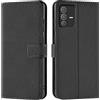 Verco Custodia a libro Portacellulare per Vivo V23 5G, colore: Nero