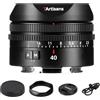 7artisans AF 40mm F2.5 Full Frame Lens per E-mount,90g, messa a fuoco automatica/manuale, riconoscimento dell'occhio umano, compatibile con Sony E A1, A9, A7M, A7R, A7S, A7C, serie ZVE, FX3, A9II