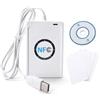 Jadeshay Lettore Smart,Lettore NFC RFID Lettore/Scrittore Intelligente Lettore RFID ACR122U + Software Compatibile PC/SC 424 kbps Velocità,Supporta ISO 14443 A&B Mifare FeliCa e 4 Tipi di Tag NFC