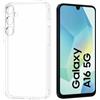 N NEWTOP Custodia Compatibile con Samsung Galaxy A16 5G, Morbido TPU CLEAR Silicone Anti Urto Graffio Trasparente Slim Sottile Flessibile Case Posteriore Proteggi Vetro Display (Solo Cover)