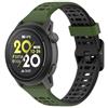GIOPUEY Cinturini Compatibile con COROS Pace PRO/Pace 3/Apex PRO/2 Pro/46MM, Morbido TPU Cinturino [Design a Colori di Giunzione] - Army Green/Black