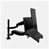 Thingy Club Supporto girevole e regolabile da scrivania per monitor del computer, braccio di supporto con staffa di supporto Laptop & Monitor