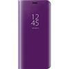 Dedux Cover Compatibile con Samsung Galaxy S21 Ultra 5G Custodia Luxury Mirror Pelle Leather Magnetic Flip Stand Protective Cover case for Samsung Galaxy S21 Ultra 5G, Viola