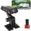 Goshyda Telecamera di Retromarcia per Gancio di Traino, Telecamera per la Retromarcia WiFi HD 1080P, Telecamera di Backup per Camper con Base Adesiva Magnetica, Rilevamento del Movimento
