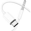 Oliveria USB C Jack Aux Cable Car Mobile Phone, USB C a 3.5mm Jack Cable per iPhone 15 Pro Max/15 Plus, Samsung Galaxy S23/S22/S21 Ultra, Huawei P40/Mate40, Xiaomi, cuffie, Home/Car Stereos