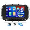OiLiehu 4G+64G Android 13 CarPlay Android Auto Autoradio per FIAT 500X 2014-2020 Autoradio con schermo 7 pollici con EQ/Bluetooth/Mirror Link/SWC/FM/RDS/WiFi/GPS/Telecamera Posteriore