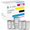 XL-Ink Compatible per HP 727 300ml, (MBK/PBk/C/M/Y/G), 6 pezzi