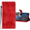 LEMAXELERS Custodia per Apple iPhone 17 Pro Portafoglio Cover Supporto con Slot per Schede a Libro Custodia [Kickstand] [Chiusura Magnetica] in Pelle PU Cover per iPhone 17 Pro XYYH Red.