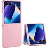 GIOPUEY Cover Compatibile con Samsung Galaxy Z Flip 7, Materiale PC Rigido Custodia, Comodo e Liscio al Tatto Case，Antiurto, Anti-Impronta - Pink