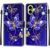 KENHONER Cover Compatibile con iPhone 17, Premium Pelle PU Portafoglio Flip Libro Custodia per iPhone 17 [Protezione Completa] - Farfalla