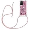 YAMCCCSE Custodia per Cellulare con Corda per Xiaomi Redmi Note 12S 4G Case, Liquido Sabbie Mobili Bumper TPU Cover con Collana Practical Stylish/Necklace Cordoncino Cordino Tracolla