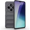 RankOne Custodia in Silicone Liquido Airbag per Redmi 14C (4G) / POCO C75 (6.88 Inches) - Grigio Scuro
