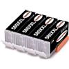 HenceBuy PGI-580 XXL Cartucce d'inchiostro Compatibili con Cartuccia Canon 580 PGBK per Pixma TR7550 TR8550 TS6150 TS6151 TS6250 TS6350 TS8150 TS8151 TS8152 TS8250 TS9150 TS9155 TS9550 (4 PGBK)