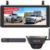 AUTO-VOX Telecamera di Retromarcia Wireless a Energia Solare con Registrazione in Loop DVR: HD 1080P, Installazione Rapida in 2 Minuti, Kit Telecamera Inversa con Schermo Diviso per Auto, Furgoni, SUV