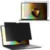 kwmobile Pellicola Privacy per Apple MacBook Air 13.6 M2 (A2681) Touch ID Model - Privacy Screen per Laptop - Filtro Schermo Protettivo Rimovibile - Filtro Anti Luce Blu