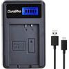 DuraPro LP-E10 - Caricabatteria LCD rapido per fotocamere reflex digitali Canon EOS 1100D, 1200D, Rebel T3, Rebel T5, Kiss X50, Kiss X70