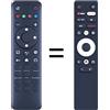 GOUYESHO Nuovo telecomando di ricambio per Nokia Streaming Box 800 & 801 (nessuna funzione vocale)