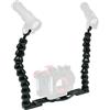 nitescuba Doppio vassoio flessibile della macchina fotografica subacquea per gopro, RX100 PT-059 Custodia compatta per fotocamera portatile Stand Stabilizzatore fotografico