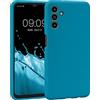 kwmobile Custodia Compatibile con Samsung Galaxy A04s Cover - Back Case per Smartphone in Silicone TPU - Protezione Gommata - Blu Indaco