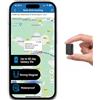 TKMARS Piccolo navigatore GPS per auto 4G, scheda SIM integrata (abbonamento richiesto), batteria a lunga durata (60 giorni), localizzatore GPS magnetico con localizzazione in tempo reale, geofencing