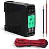 Jadeshay Equalizzatore di batteria 24 V, display digitale LCD PLC-10, bilanciatore di batteria 12 V x 2, equalizzatore per batterie al piombo/litio e idruro di nichel-metallo/sistema di ricarica