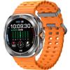 Generico New JS Watch 8 Ultra 47 mm Smartwatch - HD Screen | Bluetooth Call & Music | IP68 Waterproof | Compatible with Android & iOS | 2026 Model