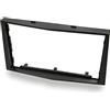 Audioproject A371 - Copri radio doppio DIN compatibile con Opel Corsa D Astra H Zafira B 2-DIN Auto-Radio Cache Nero