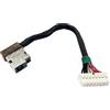 Gintai Connettore di Alimentazione Carica DC Power Jack DC Dock Presa Notebook Cavo per HP Victus 16-R Victus 16-S N29308-S11 N29308-Y11 CBL00919-0 12.5cm 230W 16-AE 16T-AE 16-WD 16T-W 16T-WD 16Z-X
