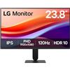 LG 24U411A-B Monitor PC 60,5 cm [23.8] 1920 x 1080 Pixel Full HD LED Nero (24IN IPS 1920X1080 120HZ 16:9 - 1300:1 250CD/M2 HDMI)