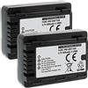 mtb more energy 2x Batterie VW-VBY100 per Panasonic HC-V10, V110, V130