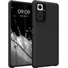 kwmobile Cover per Xiaomi Redmi Note 10 Pro Custodia - Back Case per Smartphone in Silicone TPU - Protezione Gommata - nero