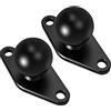Generic Sfera da 1 pollice con vite da 1/4 per fotocamere video e videocamere, compatibile con supporto a sfera RAM (2-R14)