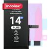 MOBILEX® Batteria per iPhone 14 Plus | 4325mAh - OEM | Ricambio interno con adesivo | Chip TI | Capacità originale