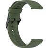 TOPsic Strap Venu 3S Silicone, 18mm Sport Band Replacement Watchband for V enu 2S/Vivoactive 4S 40mm/Vi vomove 3S/Fossil Women's Q Venture HR Gen 4/3/Huawei Watch GT 5 41mm