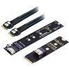 NFHK NGFF M-Key NVME maschio a femmina cavo di prolunga 40 cm con connettore SFF-8654 per scheda madre SSD 2280/22110