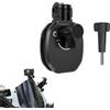 CERFFOOL Supporto per parabrezza moto per DJI OSMO 360/Nano/Action 6/5 Pro/4/Pocket 3 per Insta360 GO Ultra/ 3S/X5/X4 Air/Ace Pro 2 per GoPro 13/12/11 moto parabrezza supporto per action camera