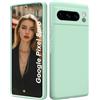 ISOI - Cover per Google Pixel 8 Pro, Custodia Morbida in Silicone Liquido, Protezione Completa Antiurto Ultra Sottile per il Corpo - Menta Verde